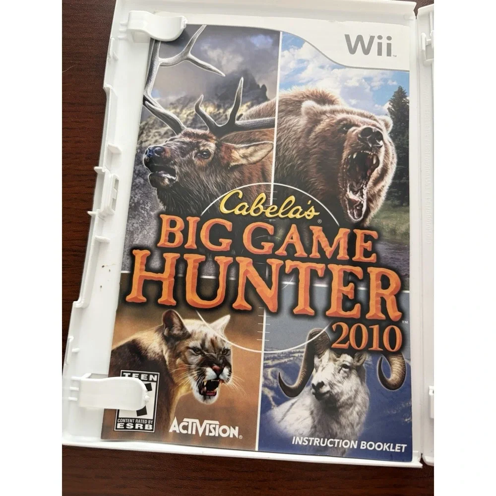 Cabela's Big Game Hunter 2010 (Nintendo Wii, 2009) Complete | CIB | Tested